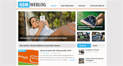 Desktop Screenshot of gsmweblog.nl
